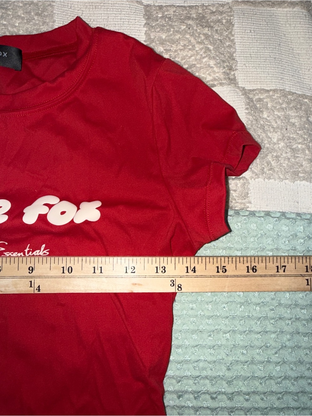 NWOT red "Era 8" baby tee by White Fox Boutique size small - Picture 2 of 4